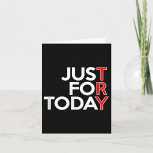 Cartão Apenas Para Hoje Tente Sobrealimentadores Oa Anony