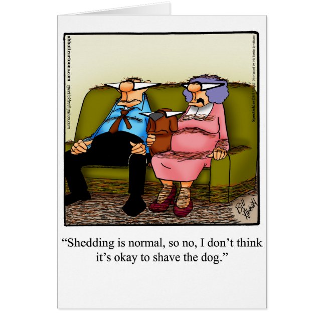 Cartão Apenas Para Laughs Pet Humor Card (Frente)