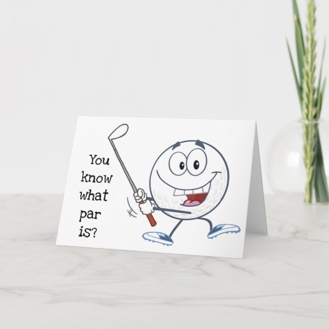 CARTÃO APENAS PARA O ANIVERSÁRIO DE *GOLFER* ENTENDER ISS (Frente)