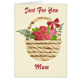Cartão Apenas para sua Mãe