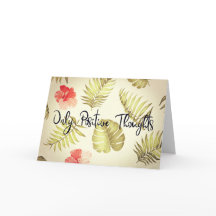 Apenas pensamentos positivos