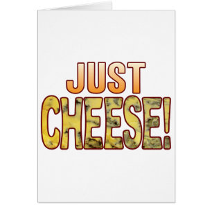 Cartão Apenas queijo azul