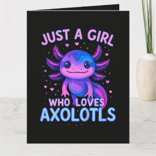 Cartão Apenas Quem Ama Axolotls