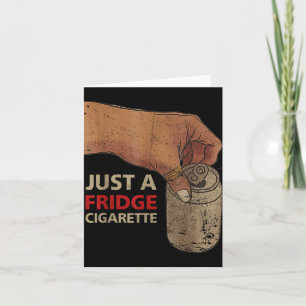 Cartão Apenas Uma Frigideira Cigarro Apenas Uma Frigideir