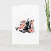 Apenas Uma Mulher Usava Botas de Combate Veterano