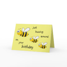 apenas zombando de abelha de desenho animado