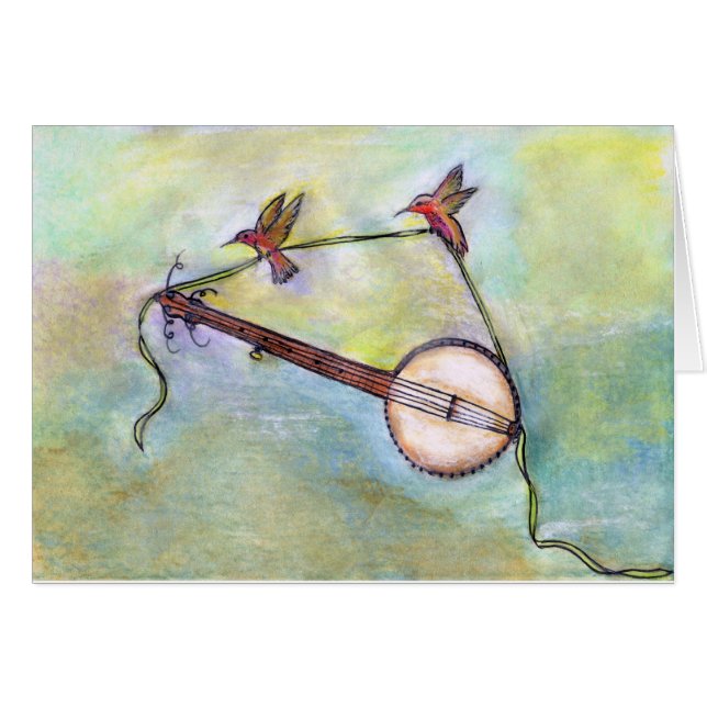 Cartão Apenas zumbindo avante (Frente Horizontal)