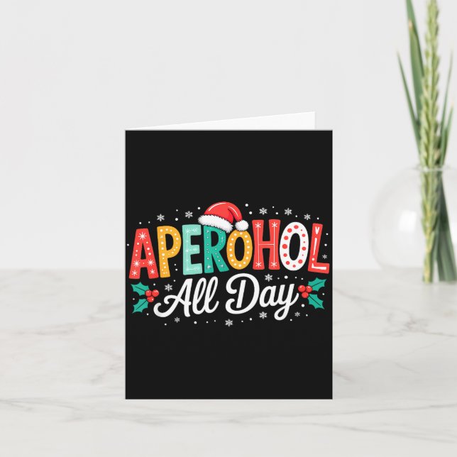 Cartão Aperohol All Day - Funny Christmas Spritz  (Frente)