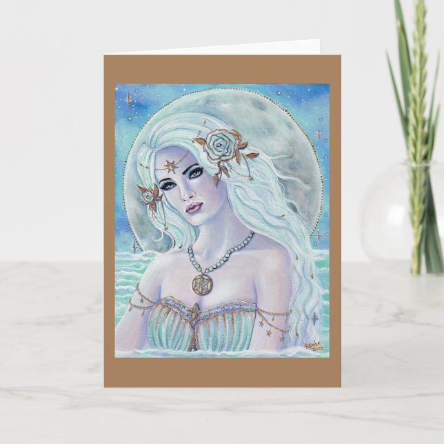 Cartão Aphrodite goddess of love by Renee Lavoie (Frente)
