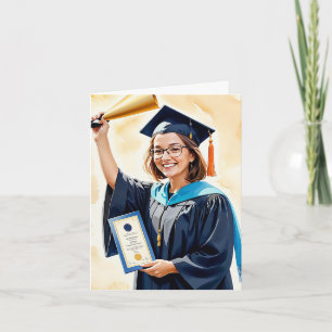 Cartão Aplausos triunfantes - Um brinde ao seu sucesso