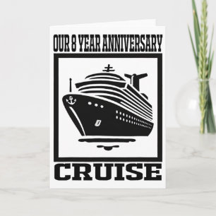 Cartão Aplicativo de navio de cruzeiro de aniversário de