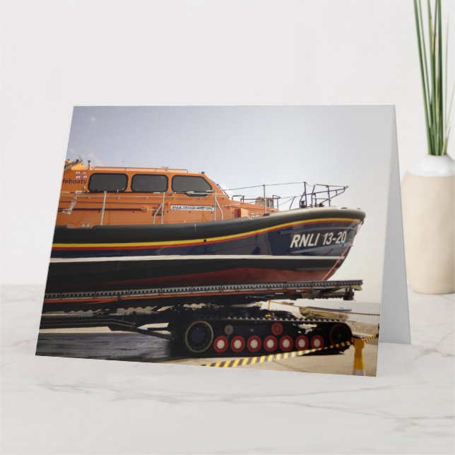 Cartão Apoie a RNLI (Frente)