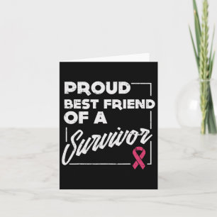 Cartão Apoio ao cancer de mama G de Sobrevivência Orgulho
