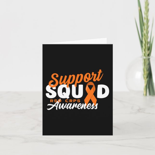 Cartão Apoio aos quadrados I Síndrome de Dor de Distrofia (Frente)