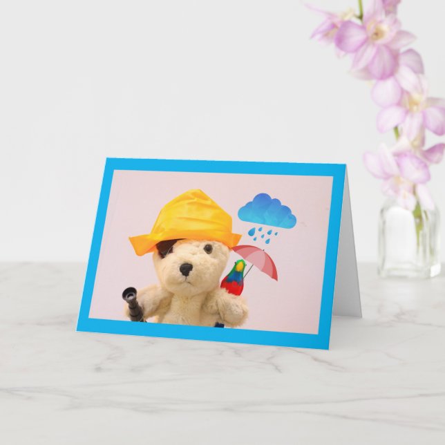 Cartão Apoio contra o Câncer de Amigos Fofos (Orquídea)