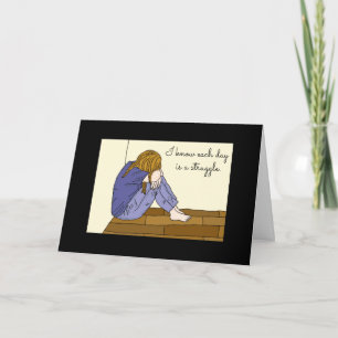 Cartão Apoio emocional à doença crônica