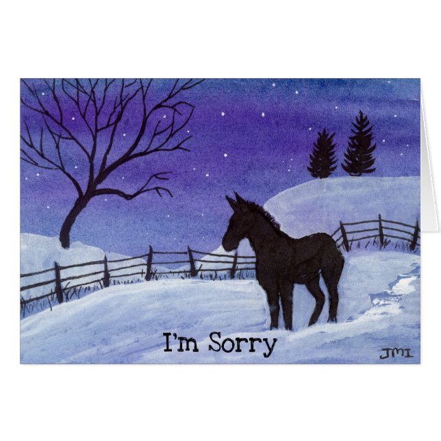 Cartão Apologia do Jackass (Frente Horizontal)