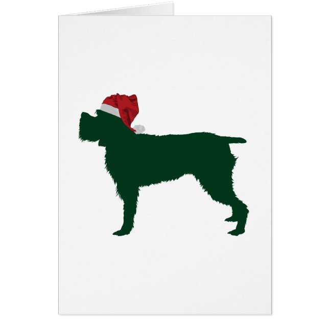 Cartão Apontar Griffon Wirehaired (Frente)