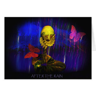 Cartão Após a chuva
