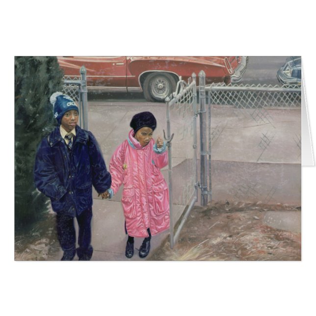 Cartão Após a escola 1991 (Frente Horizontal)