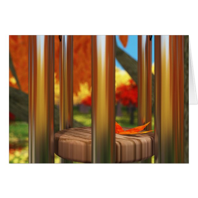 Cartão Após a placa de vento (Frente Horizontal)