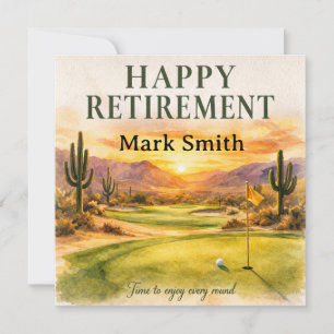Cartão Aposentadoria de Golfe no Arizona
