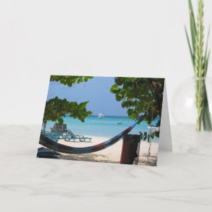 Cartão aposentadoria do hammock