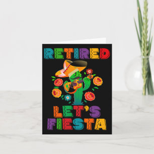 Cartão Aposentadoria Mexicano Vamos Festa Aposentado Cinc