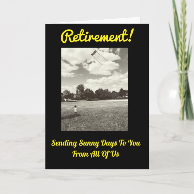 Cartão Aposentadoria Sunny Days Aproveite Novas Aventuras (Frente)