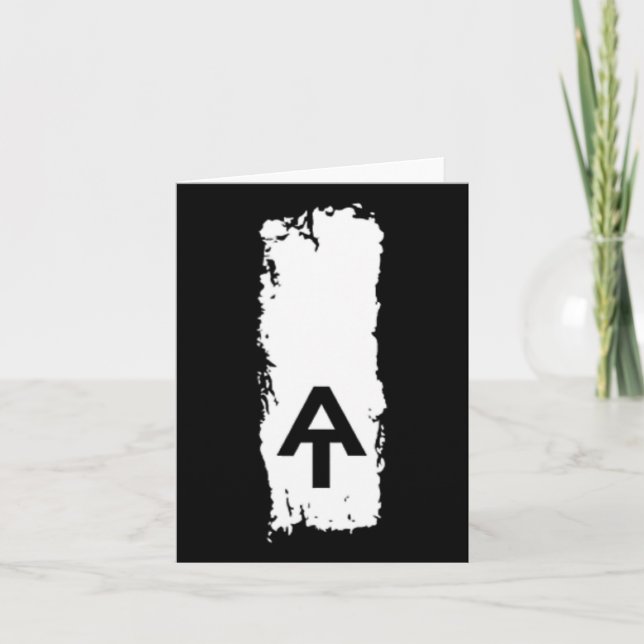 Cartão Appalachian Trail Blaze Pocket Patch (Frente)