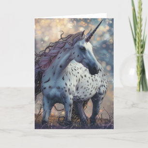 Cartão Appaloosa Unicorn