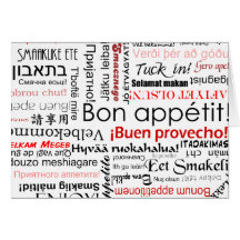 Appetit do Bon na tipografia diferente de muitas