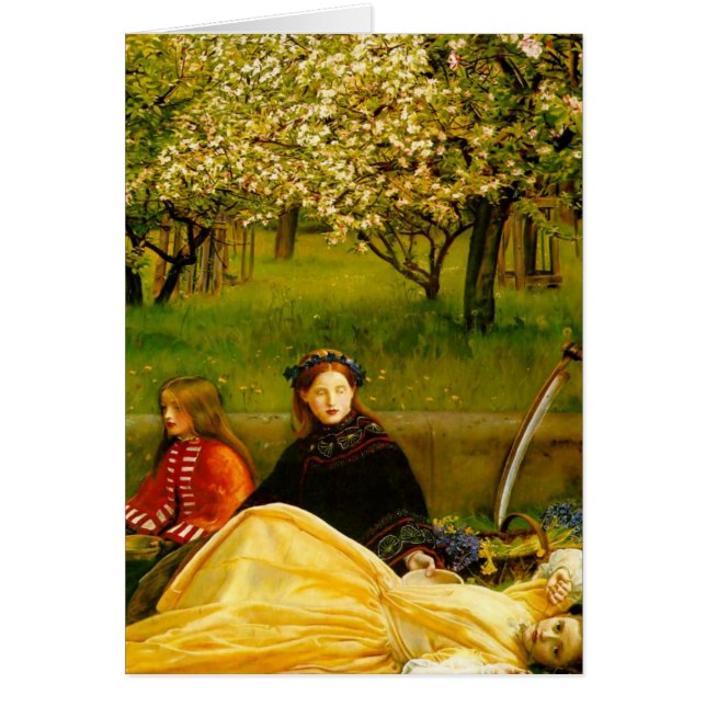 Cartão Apple Blossoms Primavera Fine Art (Frente)