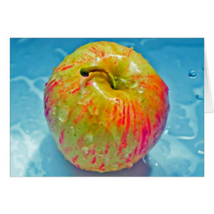 Cartão Apple & floral