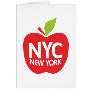 Cartão Apple grande verde NYC