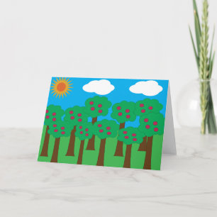 Cartão Apple Trees Greeting Cards