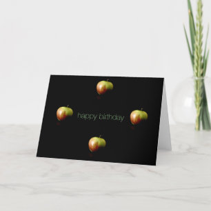 Cartão Apples Happy Birthday