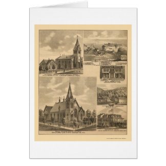 Cartão Appleton, mapa panorâmico do manganês - 1874