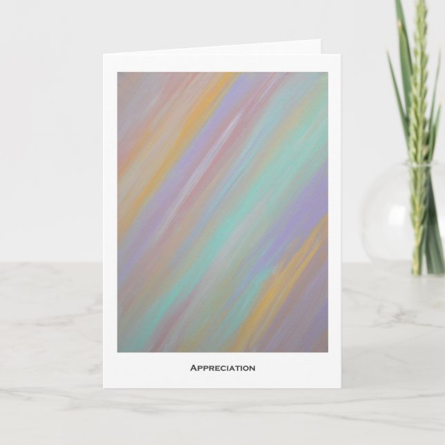 Cartão Apreciação (Frente)