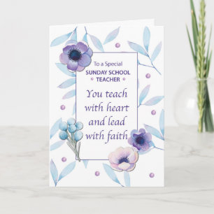 Cartão Apreciação de Professores Obrigados na Escola de D