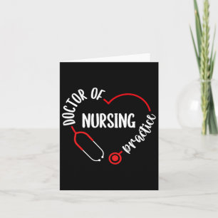 Cartão Apreciação Dnp Stetoscope Enfermeiro Dnp Sensação 