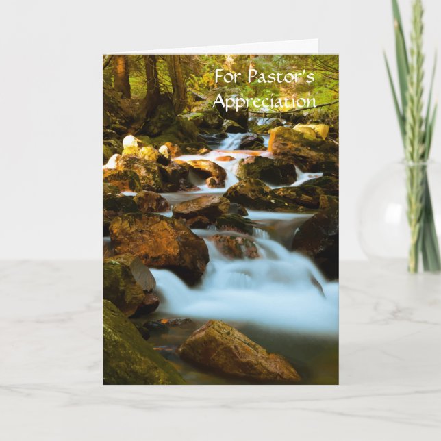 Cartão Apreciação do Pastor (Frente)