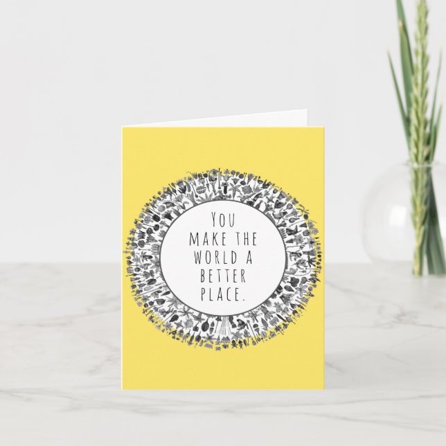 Cartão Apreciação do Voluntário (Frente)