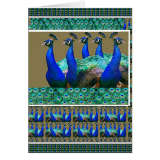 Cartão Aprecie:  O pavão n empluma-se gráficos da arte