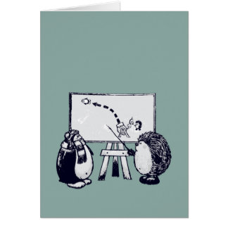 Cartão Aprendendo a voar