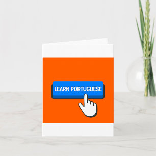 Cartão Aprender Português