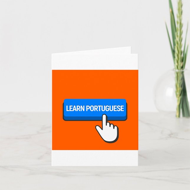 Cartão Aprender Português (Criador carregado)