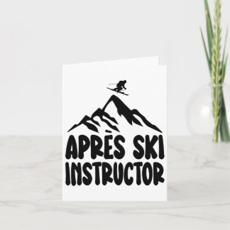 Cartão Apres Ski Instrutor Shirt Men For Apres Ski
