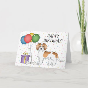 Cartão Apricot: Mini Goldendoodle Dog Birthday