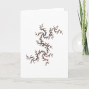 Cartão Apricot Twists Julia Greetings Card